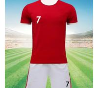 Produit personnalisé : Personnalisation du nom/numéro/équipe, Maillot domicile saison 22-23 #7/CR*7, Ensemble de tenue de football pour jeunes/enfants/garçons, Vêtements de sport et de loisirs, Top co