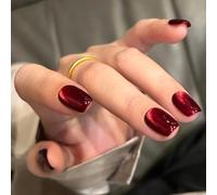 Produit phénomène de l'automne et de l'hiver 2024 Vernis à ongles gel œil de chat Nouvelle tendance. Gel œil de chat blanc avec perles de verre rouges. Produit spécial pour salon de manucure ABS