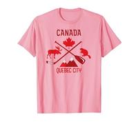 Produit Québec Canada T-Shirt, Homme, Rose, S