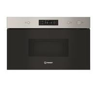 Micro-ondes encastrable, inox, solo, 22 L, plateau 25 cm, décongélation INDESIT - IMK11X
