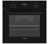 Daewoo-Electronics Four encastrable BO6PR27GBNL Pyrolyse Chaleur tournante Porte froide Noir