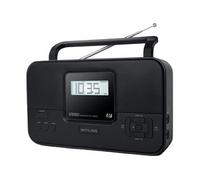 Muse Radio portable M-087 MB FM stéréo 20 stations mémorisables réveil intégré