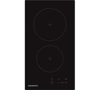 Daewoo-Electronics Plaque de cuisson vitrocéramique BH3VTF19BNM 2 foyers 30 cm Noir