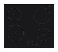 Plaque de cuisson vitrocéramique - DAEWOO - 4 foyers - 60 cm - BH6VTF27BNM - Noir