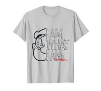 Produit sous Licence Officielle Popeye T-Shirt, Homme, Argent, XL