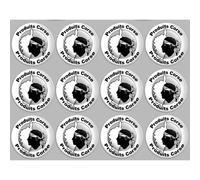 Produits Corse Carte - 12fois 5cm - Sticker/Autocollant