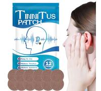 Produits de débouchage de patch en relief pour oreilles - Design innovant portable 12 pièces Débouchage et soulagement des patchs d'oreilles, Patchs de soins d'oreille de secours pour | Multipurpose