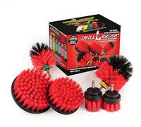 Produits de nettoyage - Percer Brosse - Le Stiff Bristle Nettoyage final Trousse de fixation - extérieur - Foyer - Fontaine - Brosse à récurer - Jardin - Patio - Grout Cleaner - Béton - Marbre - Stèles