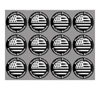 Produits drapeau bretons - 12fois 5cm - Sticker/autocollant G