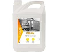 Produits et accessoires de nettoyage - Produit ménager entretien maison - Nettoyeur Sol - Nettoyant Sol - Nettoyant rénovateur Inox - ORLAV - bidon 5l