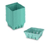 Produits MT Paniers de baies vertes 1/2 pinte - Fibre de pulpe moulee Panier de produits vendus pour les fruits et legumes d'emballage (paquet de