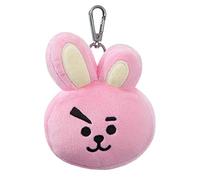 Produits officiels BT21 signés Aurora World, peluche porte-clés COOKY, 61334, rose
