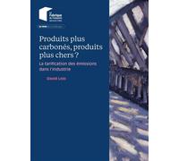 Produits plus carbonés, produits plus chers ? La tarification des émissions dans l'industrie - David Lolo - Presses Des Mines - broché - Scolaire / Universitaire