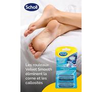 Scholl Velvet Smooth Gentle Marine Minerals Rouleaux De Remplacement 2 Pièces