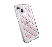 Produits Speck - Étui Gemshell Ombre iPhone 13, Rayures imprégnées/Transparent