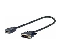 Prodviadaphdmi 0.2m Dvi Hdmi Black Video Cable Adapter - Adaptateurs De Câble Vidéo (dvi, Hdmi, Male, Female, Black, 2560 X 1600 Pixels) - Vivolink