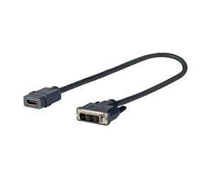 Prodviadaphdmi 0.2m Dvi Hdmi Black Video Cable Adapter - Adaptateurs De Câble Vidéo (dvi, Hdmi, Male, Female, Black, 2560 X 1600 Pixels) - Vivolink
