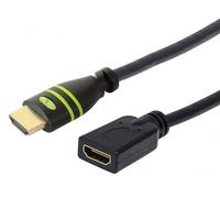 Prodye Techly ICOC HDMI-4-EXT018-1,8 m - HDMI Type A (Standard) - HDMI Type A (Standard) - Compatibilité 3D - 10 Gbit/s - Noir