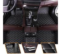 PROEI Voiture Cuir Tapis de Sol pour Mercedes-Benz CLS Shooting Brake X218 (Estate) 2012-2017, Imperméables Antidérapant Floor Mats Car Accessories,Black White