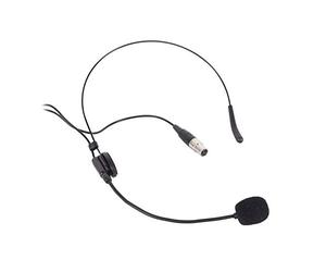 PROEL EIKON HCM25AK Microphone à condensateur miniature avec connecteur mini cannon XLR 3 pôles femelle Noir