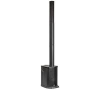 Proel SESSION1X Système audio colonne avec puissance de crête de 400 W avec module MP3, USB et Bluetooth stéréo, noir