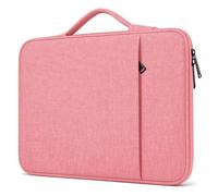 ProElife Housse de Protection pour Ordinateur Portable 13" pour MacBook Air 13,6" M5/M4/M3 2026-2023 et MacBook Neo 13" 2026, Sac de Transport Résistant à l’Eau, Poignée Cachée, Housse Voyage, Rose