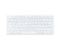 ProElife Protection de clavier ultra fine et de grande qualité en silicone, toucher doux. Configuration UE anglaise pour clavier «Magic Keyboard» Bluetooth sans fil MLA22L/A (A1644, version 2015)