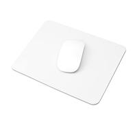 ProElife Tapis de souris fin en cuir synthétique de qualité supérieure,250 mmx200 mm,Pour ordinateur portable,Imperméable,Rectangle,Base antidérapante,Pour la maison, le bureau, l'école,Blanc
