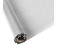 PROEPP Maille en Acier Inoxydable 316 Wire Grille Métallique 250 Mesh Tissu De Treillis Métallique Grillage INOX pour La Filtration, Dépoussiérage Et Séparation (Color : Silver, Size : 100x200cm)