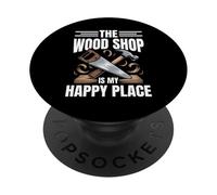 Prof Atelier Bois Cadeau Amusant Enseignant PopSockets PopGrip Adhésif