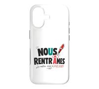 Prof De Français Rentrée Humour Passé Simple Cadeau Coque pour iPhone 17