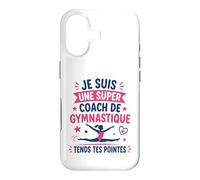 Prof de Gym Humour Je suis Une Super Coach de Gymnastique Coque pour iPhone 17