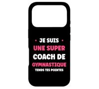 Prof de Gym Humour Je suis Une Super Coach de Gymnastique Coque pour iPhone 17 Pro