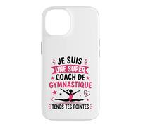 Prof de Gymnastique Humour Je suis Une Super Coach de Gym Coque pour iPhone 14