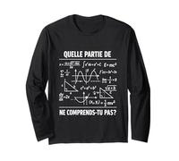 Prof De Maths Humour Cadeau Mathématicien Drôle Manche Longue