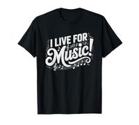 Prof De Musique Passion Je Vis pour La Identité Professeur T-Shirt
