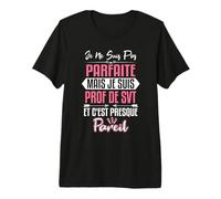 Prof de SVT Ideé Drôle Cadeau pour Professeure de Science T-Shirt Haut de Gamme
