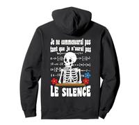 Prof Humour Souhaite Calme & Silence Cadeau Atsem maîtresse Sweat à Capuche
