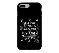 Prof Maths Six-Seven Sarcastique Cadeau Rentrée Coque pour iPhone 7 Plus/8 Plus