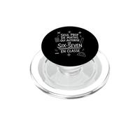 Prof Maths Six-Seven Sarcastique Cadeau Rentrée PopSockets PopGrip pour MagSafe