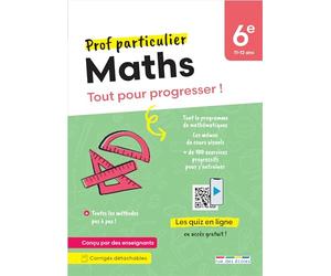 Prof particulier - Maths 6e: Tout pour progresser ! Avec des exercices interactifs et des podcasts