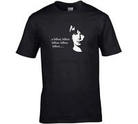 Prof·Slow A Billion Billion .. Etc Funny Silly Brian Cox Inspired Unisex O-Neck 100% Cotton Short-Sleeve T-Shirts Black XXL