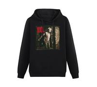 Prof·Slow Billy Idol Devil's Playground Hoody Unisex Ptinted Hoodies Long Sleeve Men's Hooded with Pocket Black L