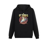 Prof·Slow Offspring Ride The Bomb 2013 Tour Hoody Unisex Ptinted Hoodies Long Sleeve Men's Hooded with Pocket Black S