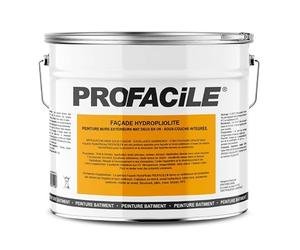 PROFACILE Peinture façade mat HydroPliolite, impression, finition, durable jusqu'a 10 ans 10 litres Blanc
