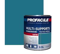 PROFACILE Peinture intérieure multi-supports, satin, murs, plafonds, boiseries, radiateurs, sans odeur, plusieurs teintes 0.5 litre
