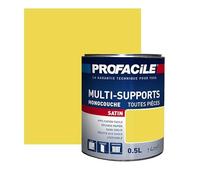 PROFACILE Peinture intérieure multi-supports, satin, murs, plafonds, boiseries, radiateurs, sans odeur, plusieurs teintes 0.5 litre