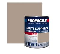 PROFACILE Peinture intérieure multi-supports, satin, murs, plafonds, boiseries, radiateurs, sans odeur, plusieurs teintes 0.5 litre