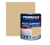 PROFACILE Peinture intérieure multi-supports, satin, murs, plafonds, boiseries, radiateurs, sans odeur, plusieurs teintes 0.5 litre