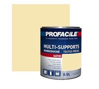 PROFACILE Peinture intérieure multi-supports, satin, murs, plafonds, boiseries, radiateurs, sans odeur, plusieurs teintes 0.5 litre